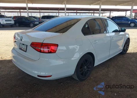 2015 Volkswagen Jetta 2.0L S z USA, uszkodzony, nr VIN 3VW2K7AJ7FM225618